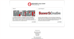 Desktop Screenshot of bosworth.de