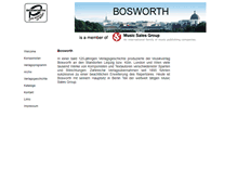 Tablet Screenshot of bosworth.at